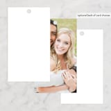"Forest Crest" - Wedding Favor Tags in Obsidian by Alethea and Ruth - Back of Card Options