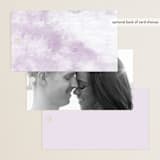 "Garden Stroll" - Wedding Favor Tags in Lilac by Creo Study - Back of Card Options