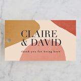 "Galeria" - Wedding Favor Tags in Autumn Desert by Kelly Schmidt - Front
