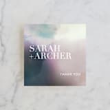 "Raptured" - Wedding Favor Tags in Amethyst by Design Lotus - Front