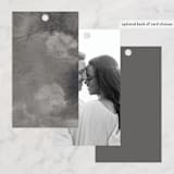 "printed" - Wedding Favor Tags in Onyx by JoAnn Jinks - Back of Card Options