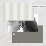 "Encircled Wreath" - Wedding Favor Tags in Fog by Robert and Stella - Back of Card Options