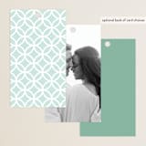 "The Gardens at Cardiff" - Wedding Favor Tags in Leaf by Jennifer Wick - Back of Card Options