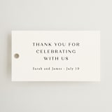 "Arguello" - Wedding Favor Tags in Diamond by Annie Shapiro - Front
