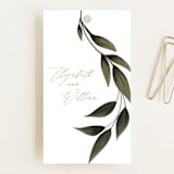 "Cascading Vine" - Wedding Favor Tags in Ivory by Susan Moyal - Front