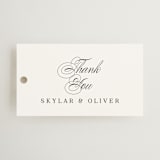 "Bianca" - Wedding Favor Tags in Sugar by Jessica Williams - Front