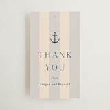 "nautical nuptials" - Wedding Favor Tags in Sea Breeze by Rebecca Durflinger - Front