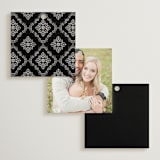 "Grand Scale" - Wedding Favor Tags in Caviar by Olivia Raufman - Back of Card Options