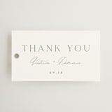 "Victoria" - Wedding Favor Tags in Clover by Kelly Schmidt - Front