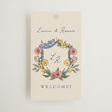 "A wedding in Low Country" - Wedding Favor Tags in Cornflower by Chris Griffith - Front