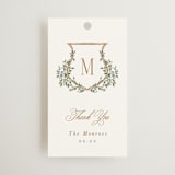 "Arbour" - Wedding Favor Tags in Lake by Leah Bisch - Front
