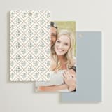 "Arbour" - Wedding Favor Tags in Lake by Leah Bisch - Back of Card Options