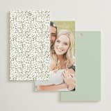 "Monogramed Arch" - Wedding Favor Tags in Mojito by Susan Moyal - Back of Card Options