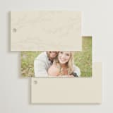 "Branched" - Wedding Favor Tags in Almond by Brianne Larsen - Back of Card Options