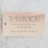 "desert dream" - Wedding Favor Tags in Sand by Maja Cunningham - Front