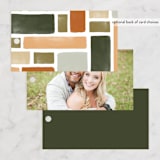 "Concord" - Wedding Favor Tags in Moss by Robert and Stella - Back of Card Options