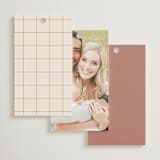 "Warm affection" - Wedding Favor Tags in Dusty Rose by Stacey Meacham - Back of Card Options