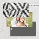 "Elegant Ethno" - Wedding Favor Tags in Noir by FRANI - Back of Card Options