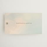 "Daybreak" - Wedding Favor Tags in Dove by Olivia Kanaley Inman - Front