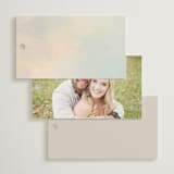 "Daybreak" - Wedding Favor Tags in Dove by Olivia Kanaley Inman - Back of Card Options