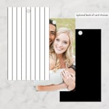 "Opera" - Wedding Favor Tags in Tuxedo by Jackie Mangiolino - Back of Card Options