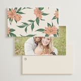 "Charming" - Wedding Favor Tags in Almond by GeekInk Design - Back of Card Options