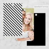 "Aligning" - Wedding Favor Tags in Tuxedo by Genna Blackburn - Back of Card Options