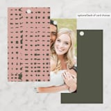 "Simple Type" - Wedding Favor Tags in Olive Branch by Stacey Meacham - Back of Card Options