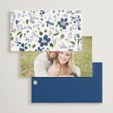 "Meander" - Wedding Favor Tags in Deep Sea by Angela Marzuki - Back of Card Options