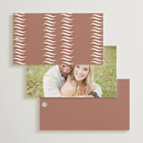 "Charleston" - Wedding Favor Tags in Blush by Megan Davis - Back of Card Options