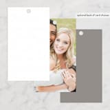 "Idyllic" - Wedding Favor Tags in The Pearl by Design Lotus - Back of Card Options