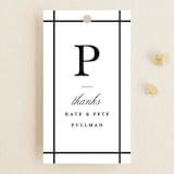 "Formal Affair" - Wedding Favor Tags in Cloud by Stacey Meacham - Front