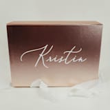 "Personalized Bridesmaid Gift Box for Bridal Party Proposal" - Gift Boxes in brown by Jordan Perry