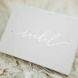 "Personalized Bride Gift Box for Bridal Shower" - Gift Boxes in natural by Jordan Perry