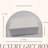 "Personalized Bride Gift Box for Bridal Shower" - Gift Boxes in natural by Jordan Perry