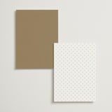 "Timeless" - Wedding Weekend Itinerary Cards in Linen by Erica Krystek - Back of Card Options