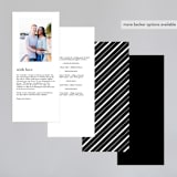 "Gilded Frame" - Gloss-Press® Wedding Programs in Cloud by Stacey Meacham - Back of Card Options