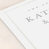 "Formal Affair" - Gloss-Press® Wedding Programs in Pearl by Stacey Meacham - Detail