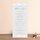 "Brushy frame" - Gloss-Press® Wedding Programs in Opal by Stacey Meacham - Front