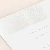 "the mill park" - Gloss-Press® Wedding Programs in Opal by Phrosné Barwood - Detail