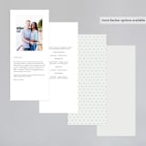 "Au Jardin" - Gloss-Press® Wedding Programs in Opal by Rochelle Renee - Back of Card Options