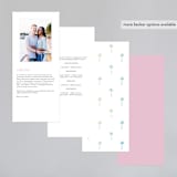 "Sunset by the Sea" - Gloss-Press® Wedding Programs in Ombre by lulu and isabelle - Back of Card Options