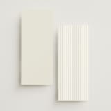 "Pearls" - Gloss-Press® Wedding Programs in Silk by mo kelley - Back of Card Options