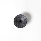 "Black Terrazzo Dimple Wall Hook, Small" - Wall Hooks in black by Pretti.Cool