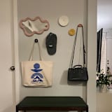 "Cobalt Terrazzo Dimple Wall Hook, Medium" - Wall Hooks in blue by Pretti.Cool