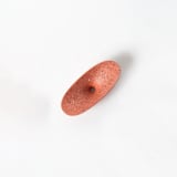 "Coral Terrazzo Dimple Coat Hook" - Wall Hooks in red by Pretti.Cool