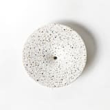 "White Terrazzo Dimple Wall Hook, Medium" - Wall Hooks in white by Pretti.Cool