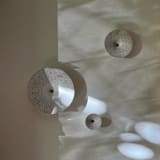 "White Terrazzo Dimple Wall Hook, Medium" - Wall Hooks in white by Pretti.Cool