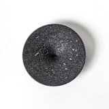 "Black Terrazzo Dimple Wall Hook, Medium" - Wall Hooks in black by Pretti.Cool