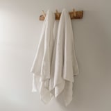 "Handmade Wooden Towel Hanger" - Wall Hooks in natural by Lottie Aldarwish